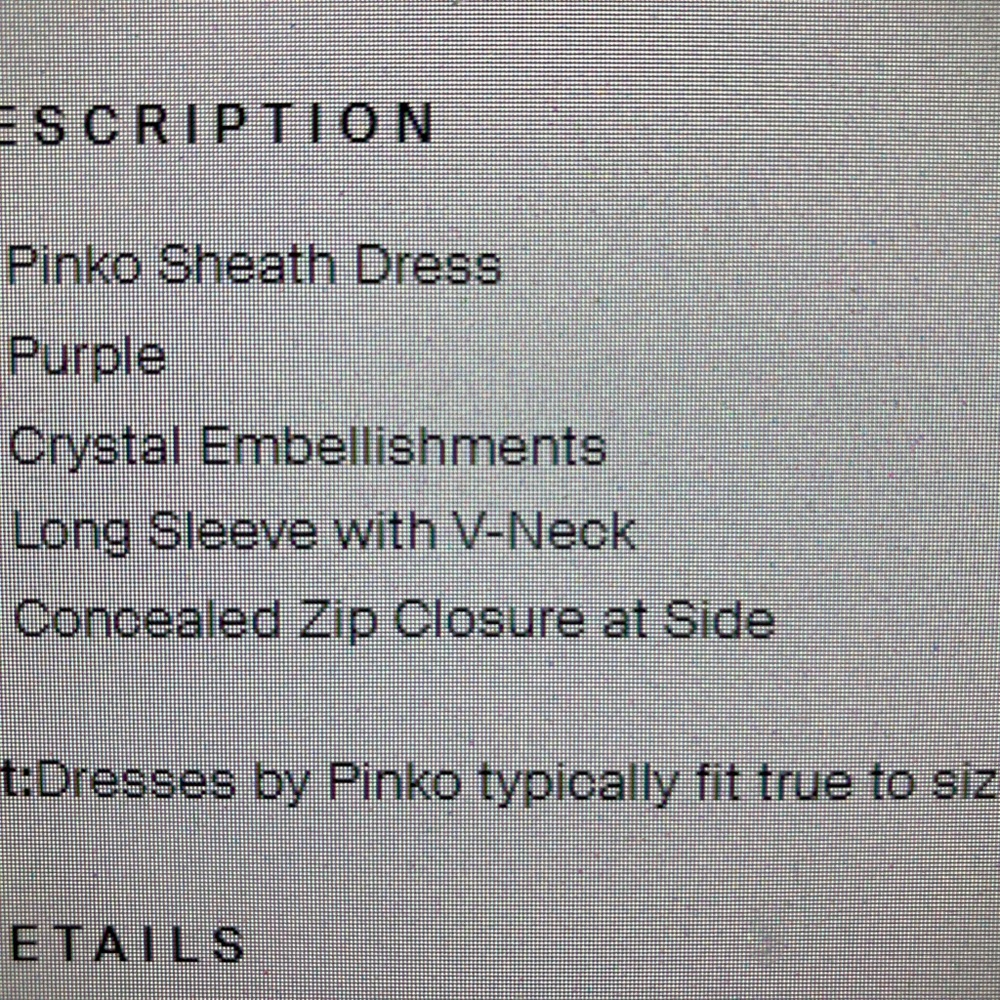 Pinko Rhinestone Dress - Picture 2 of 4